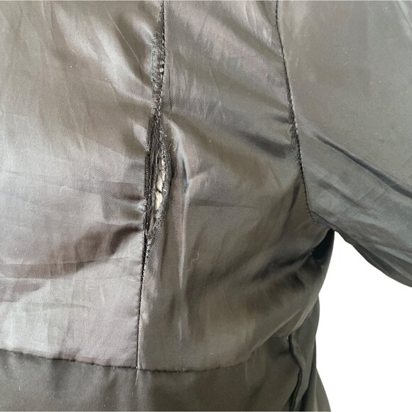 Zow Zow Womens Black Puffer Jacket With Faux Fur Trim Hood Size 0 - Picture 7 of 10